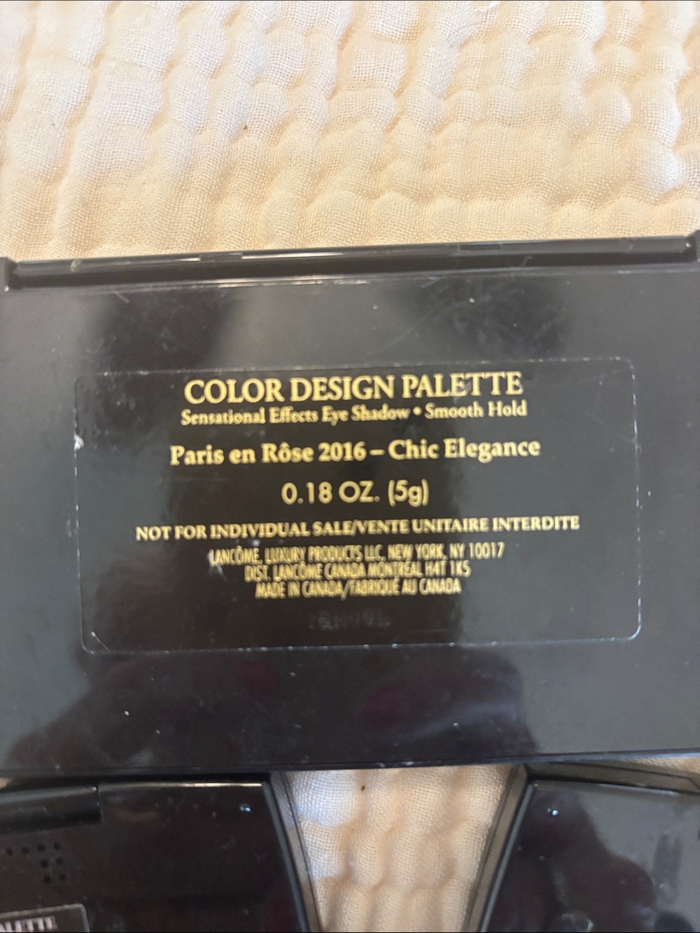 Lancôme Eyeshadow Palette — Gold, Bronze, Brown & Champagne Shades - Picture 5 of 7